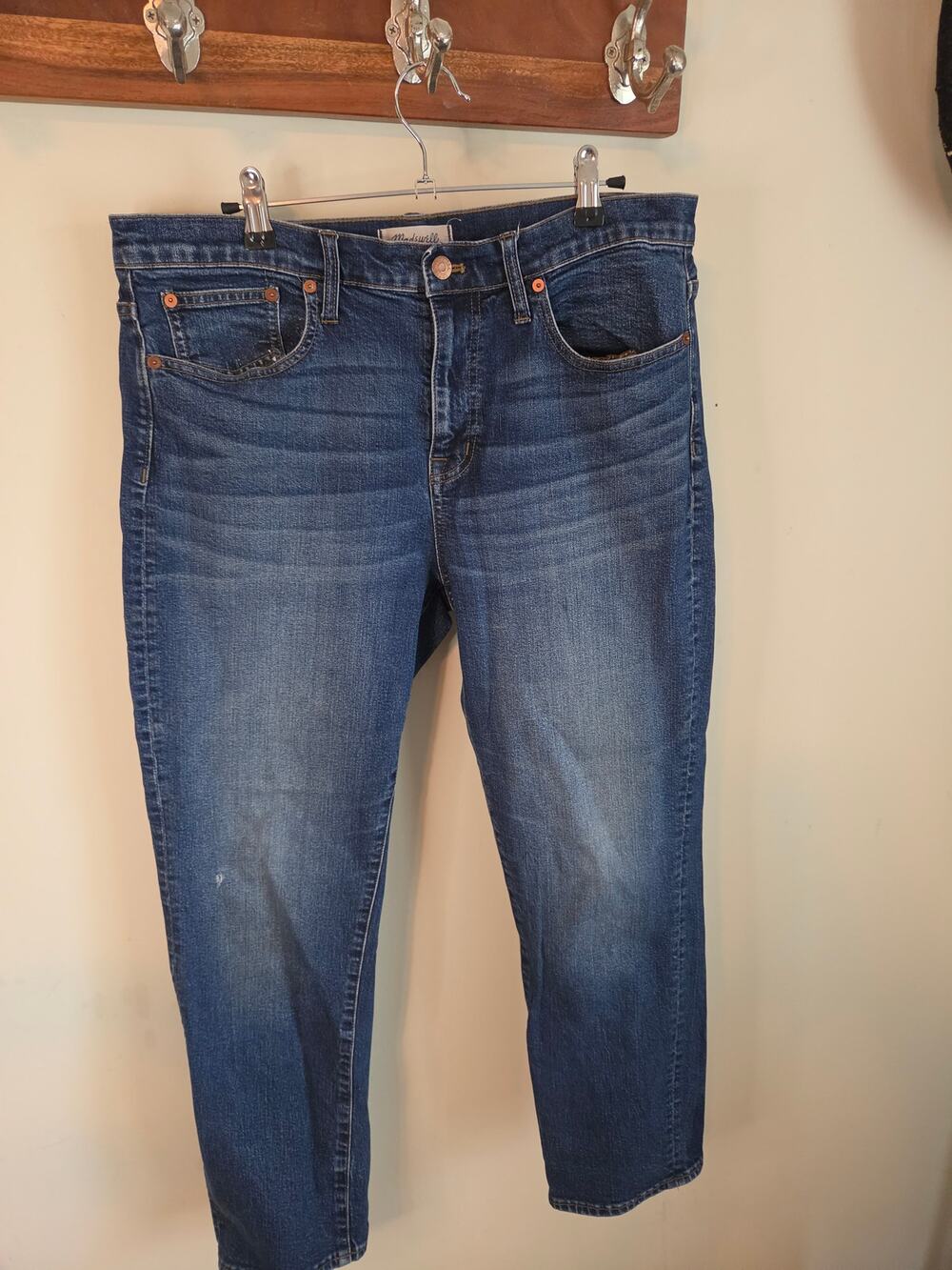 Madewell Cruiser Straight Leg Jean Size 32